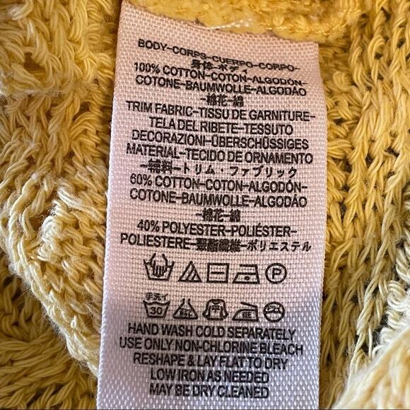 We the Free Yellow‎ Knit Sweater Small - Picture 4 of 5